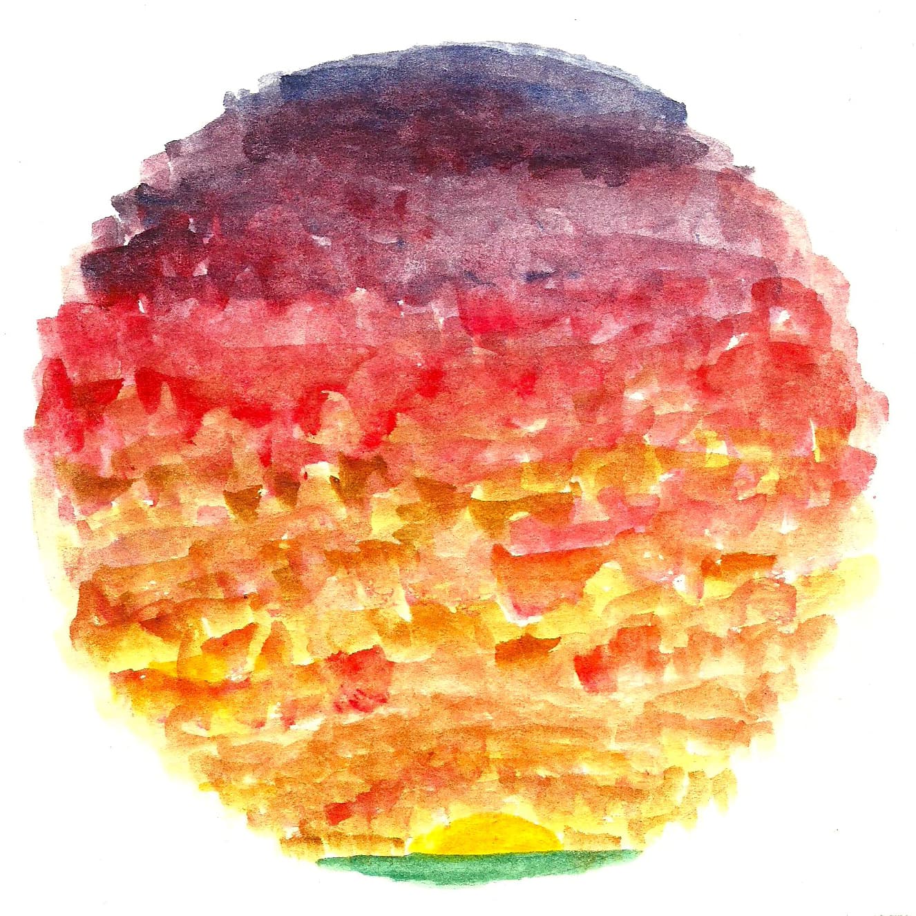 Watercolor Postcards 3 – Sunset