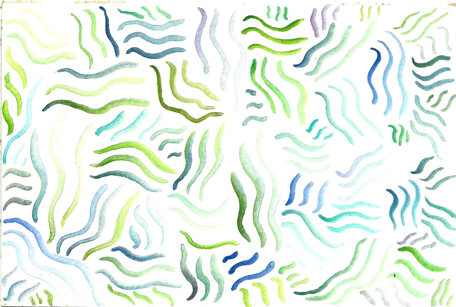 Watercolor Postcards 1 – Waves